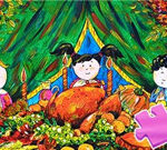 Pangkulay na Aklat: Happy Thanksgiving